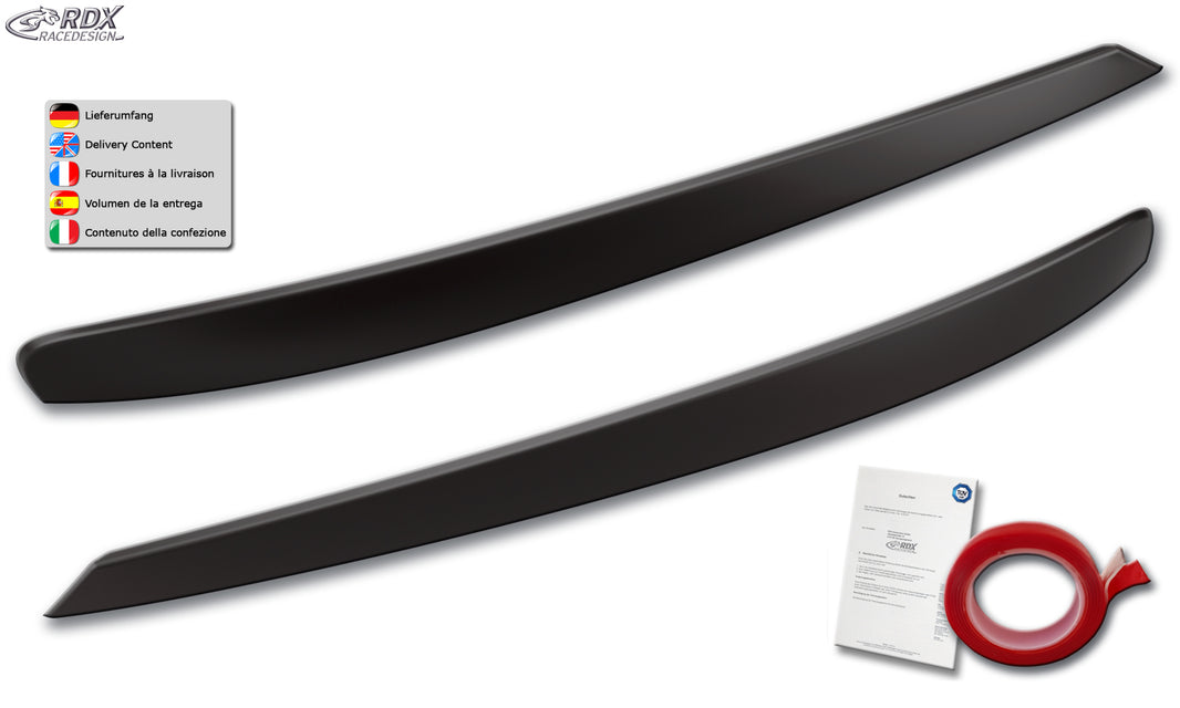 RDX Headlight Covers for VW Sharan (7N / 2010+) & SEAT Alhambra (7N / 2010+) Light Brows