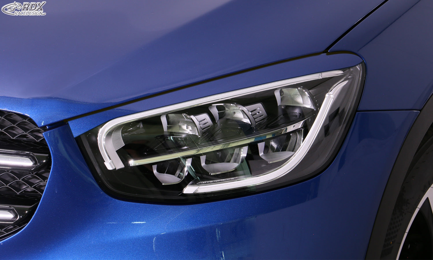 RDX Headlight Covers for MERCEDES GLC X253 & GLC Coupe C253 (204X | 2019-2023) Light Brows