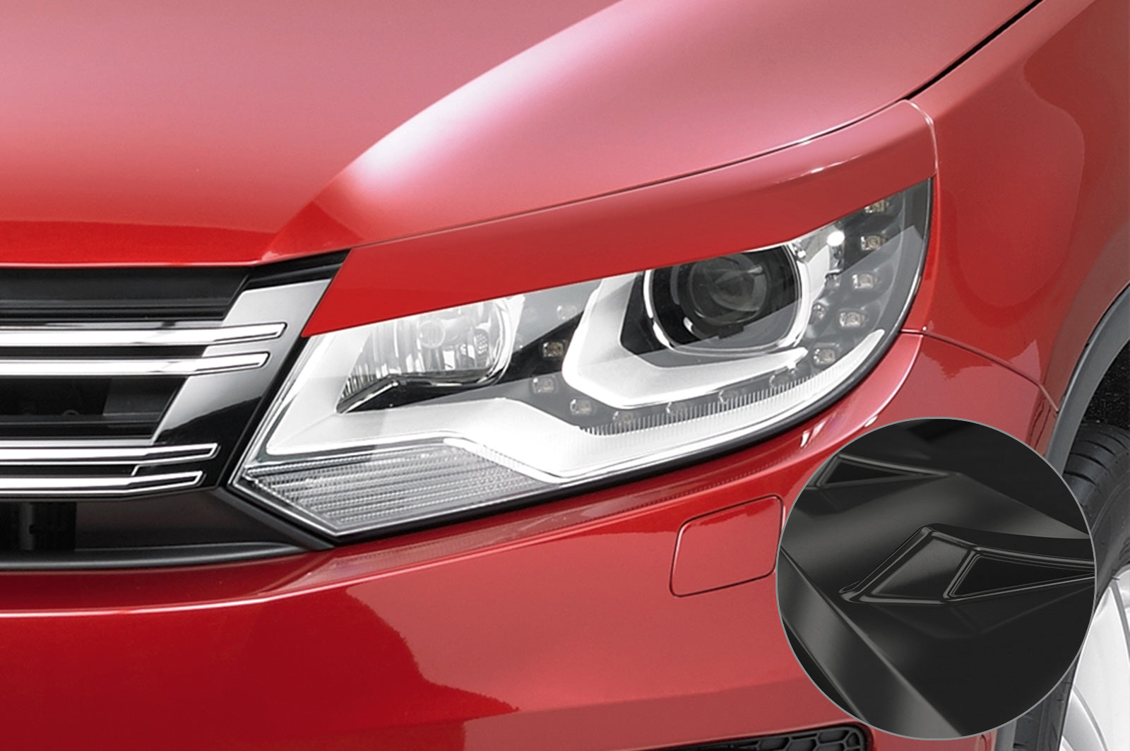 VW Tiguan I 5N Headlight Eyelids SB170-G