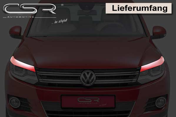 VW Tiguan I 5N Headlight Eyelids SB170-G