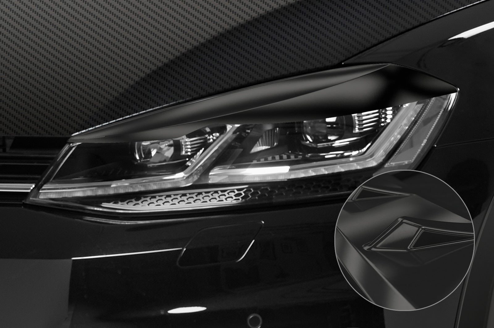 VW Golf 7 Headlight Eyelids SB301-G