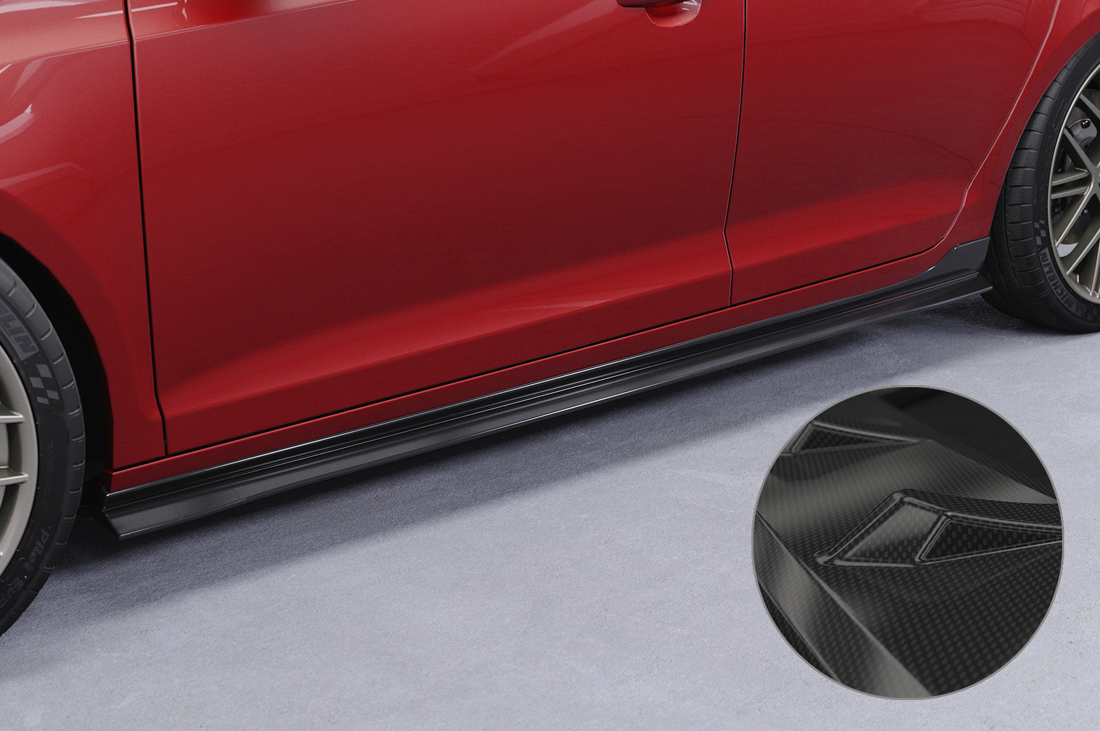 VW Golf 6 Side Skirts SS460-G