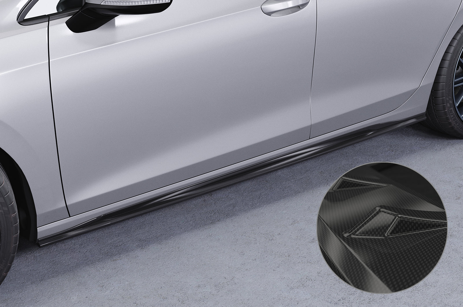 VW Golf 8 Side Skirts SS467-G