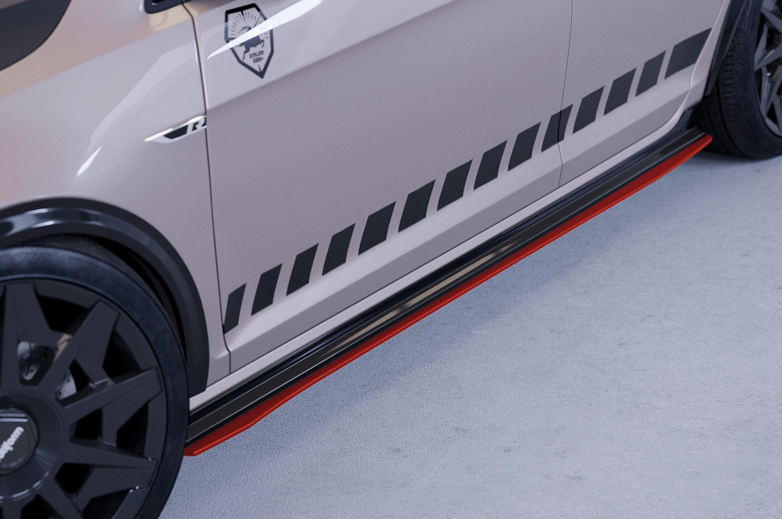 VW Golf 7 R/R-Line/GTI/GTD Side Skirts SS497