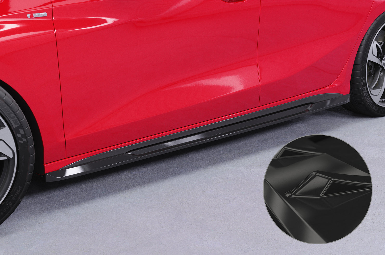 Audi A3 S-Line/S3 8Y Side Skirts SS532-G