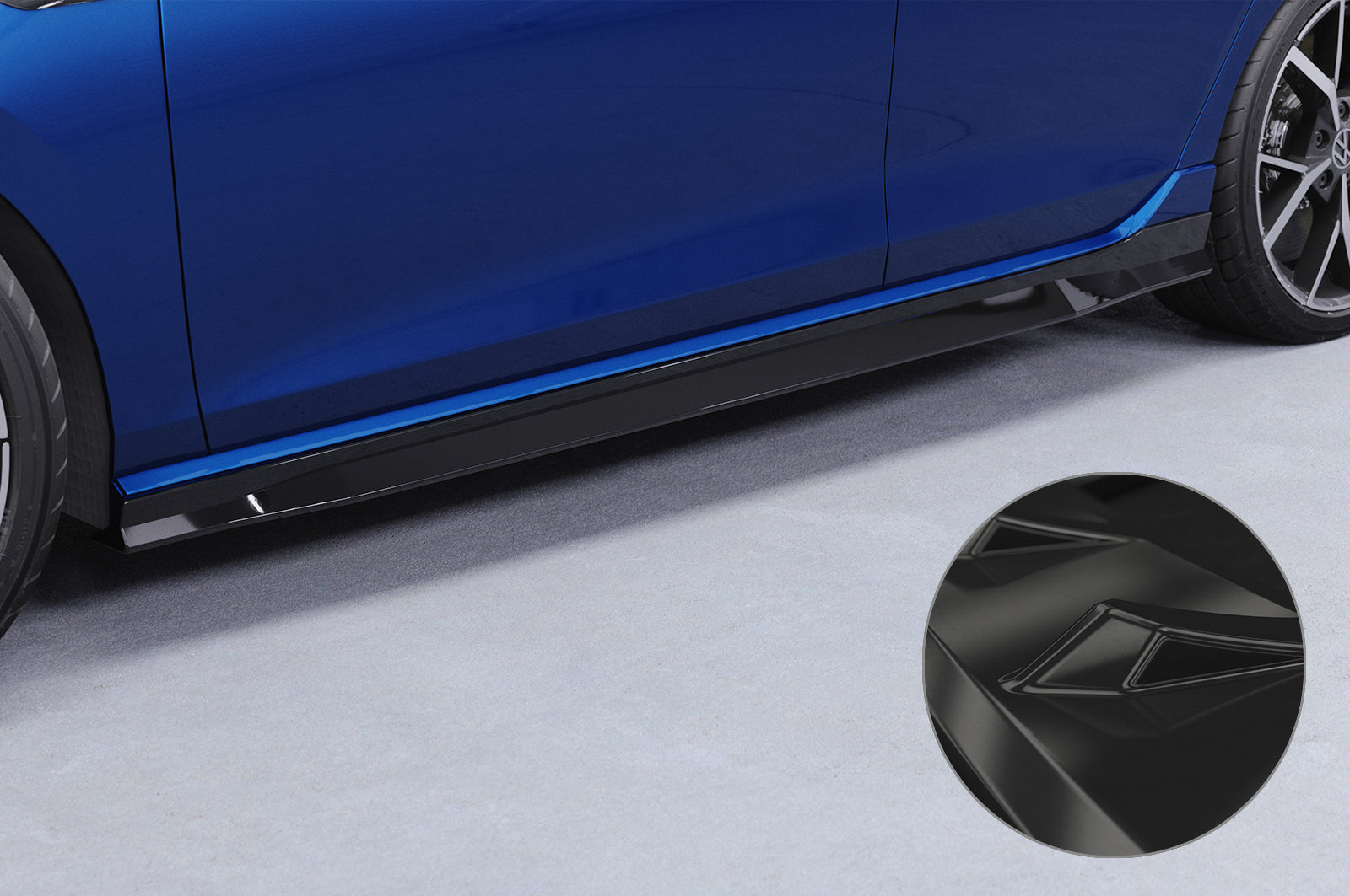 VW Golf 8 R Side Skirts SS538-G
