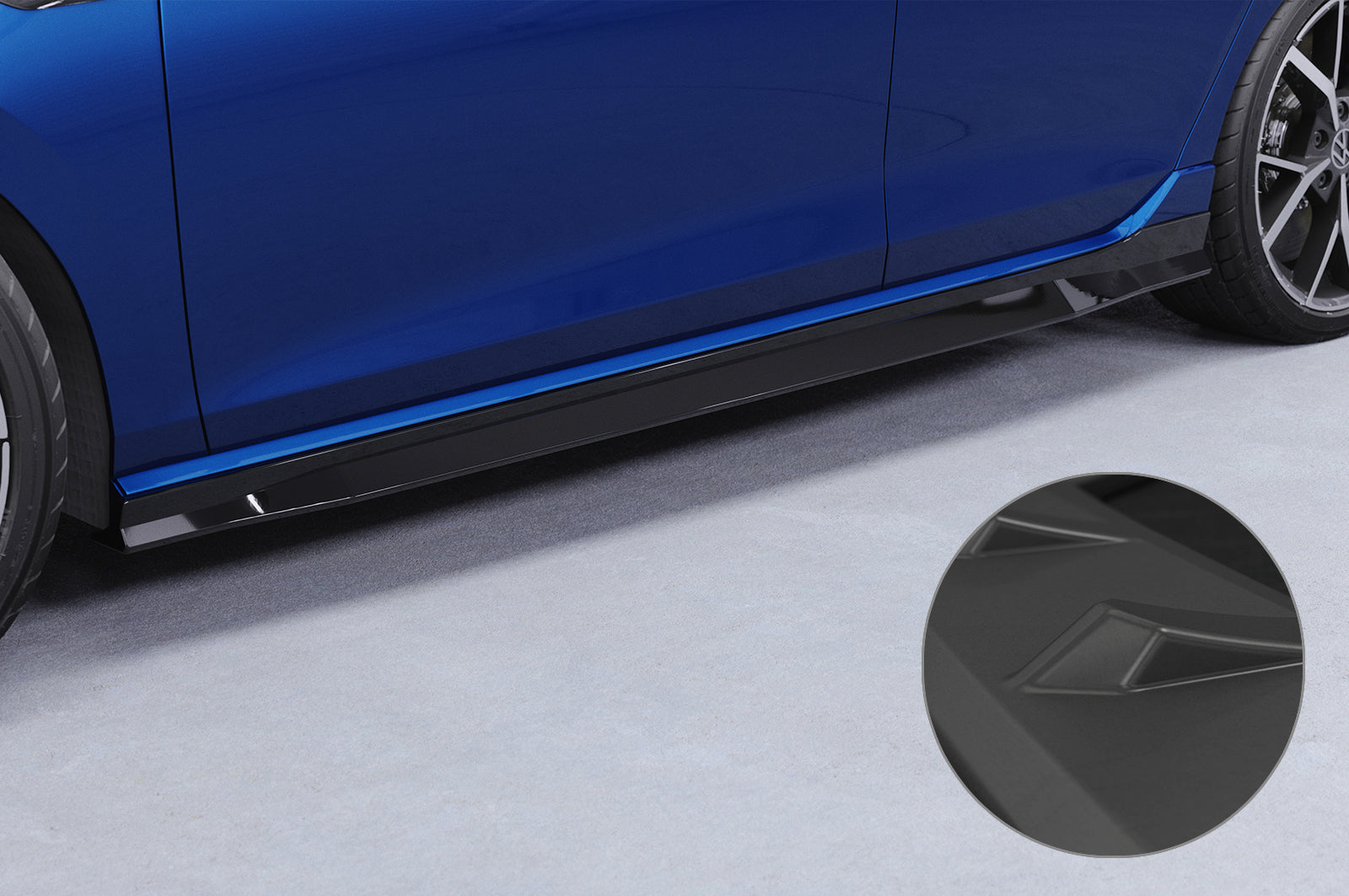 VW Golf 8 R Side Skirts SS538-G