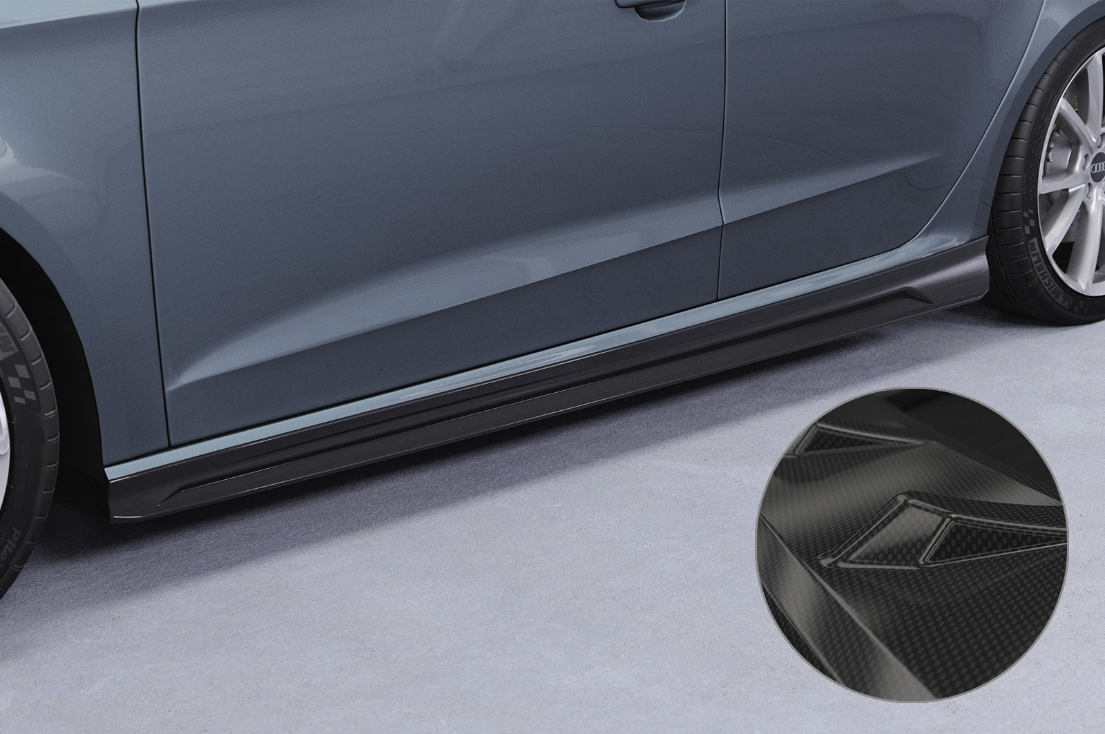 Audi A3 8V Sportback S/S-Line Side Skirts SS593-G