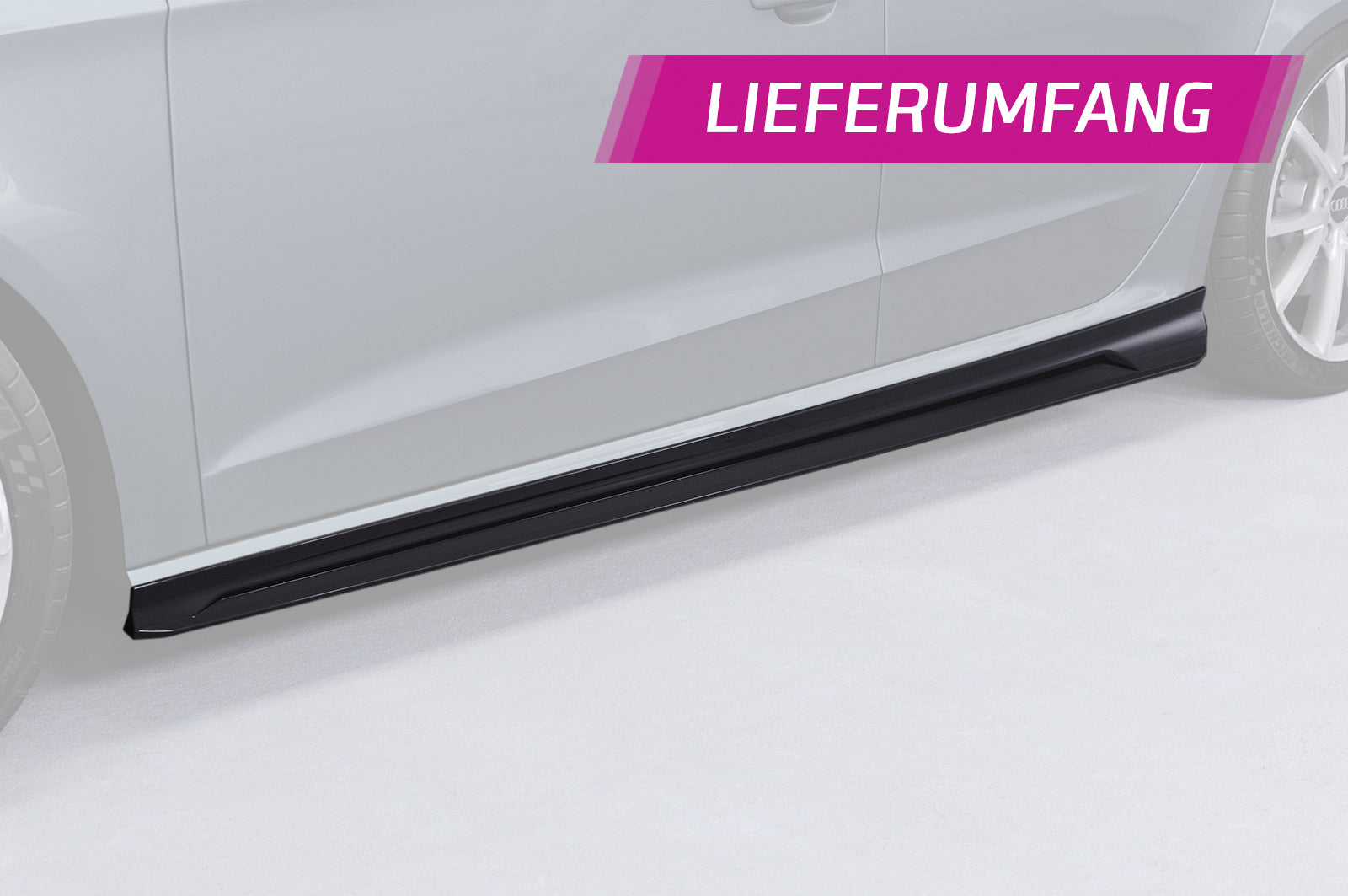 Audi A3 8V Sportback S/S-Line Side Skirts SS593-G