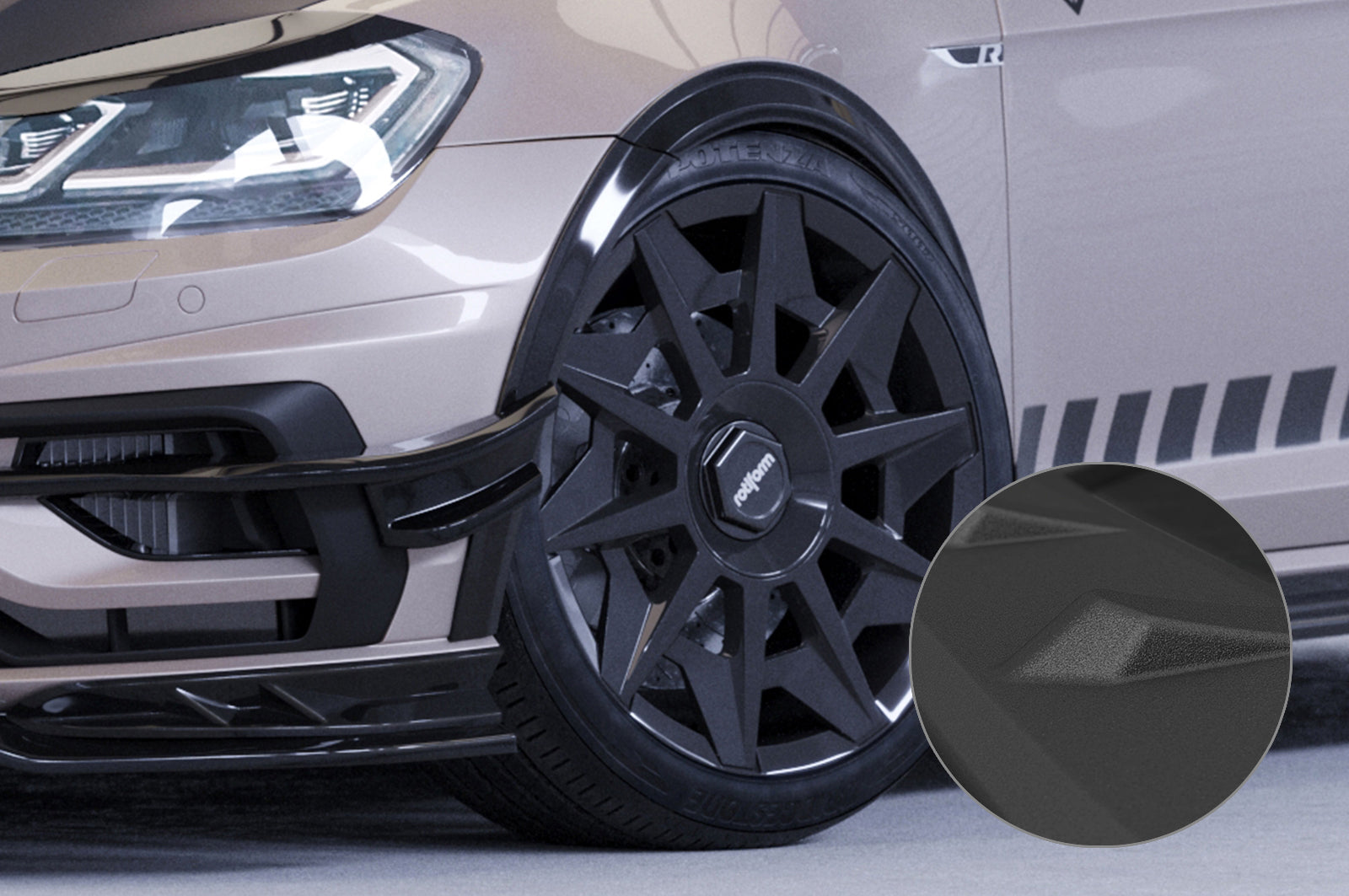 VW Golf 7 Widebody Overfender Kit VB033-G