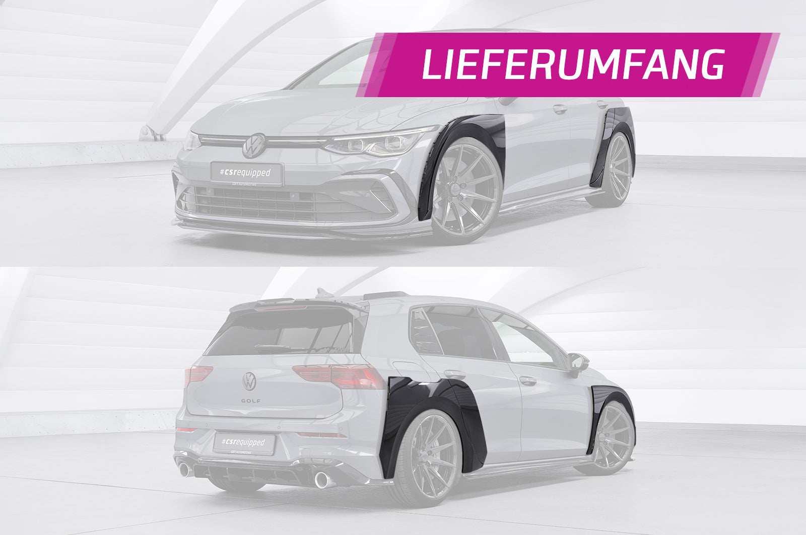VW Golf 8 Widebody Overfender Kit VB038-G
