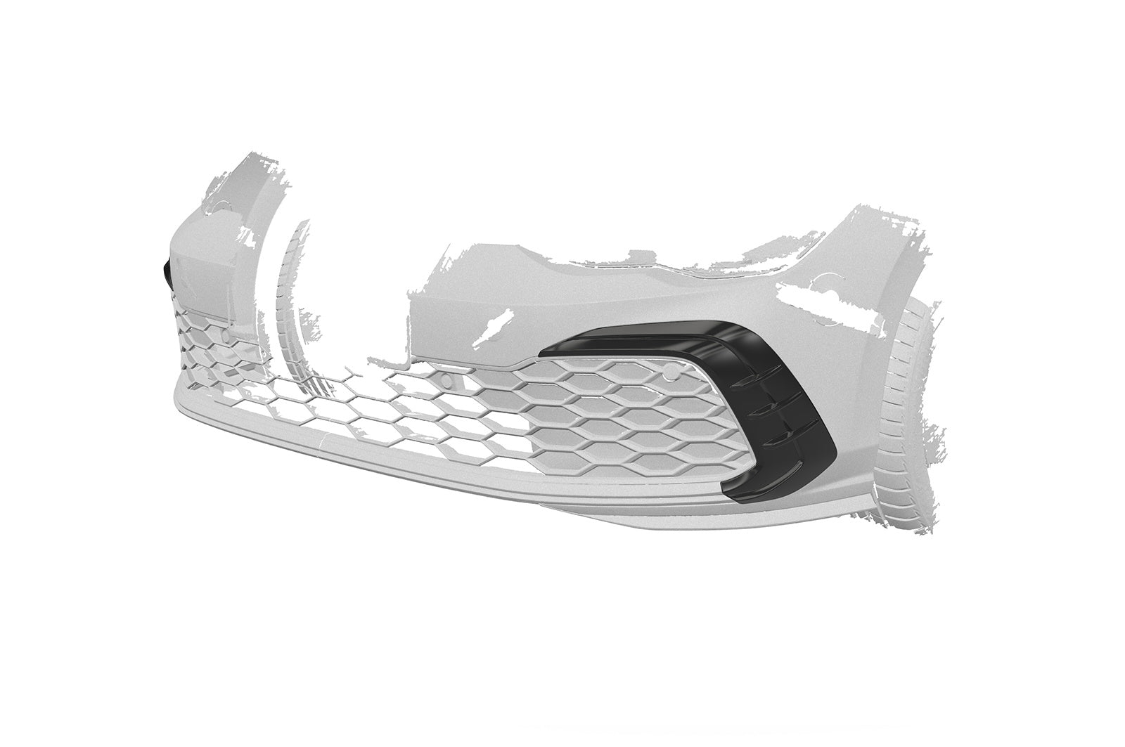 VW Golf 8 GTI/GTD/GTE/R-Line Gloss Black Air Intake Set AI035