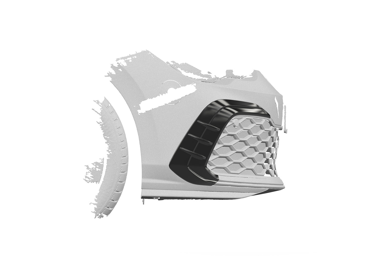 VW Golf 8 GTI/GTD/GTE/R-Line Gloss Black Air Intake Set AI035