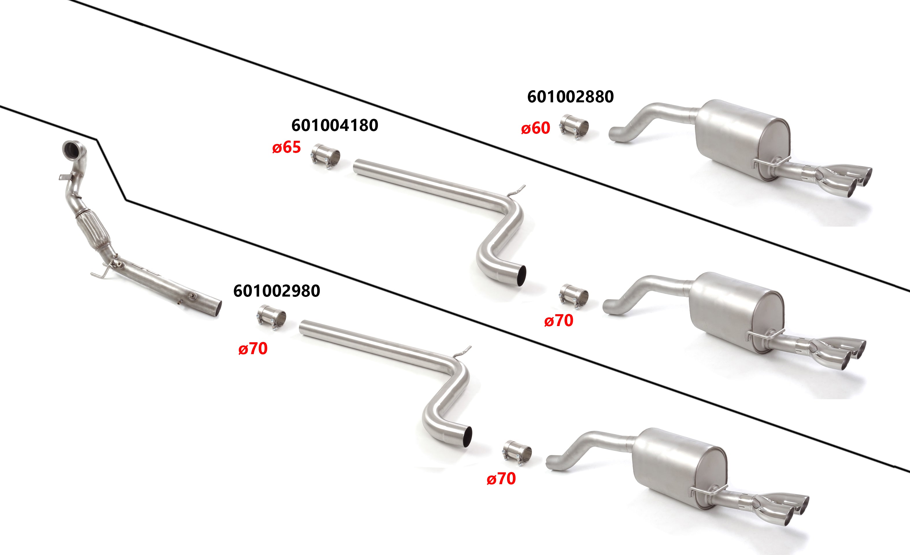 Audi A1 GB Rear Silencer 50.0975.56